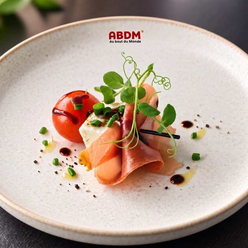 Brochette de mozzarella, tomate et Serrano
