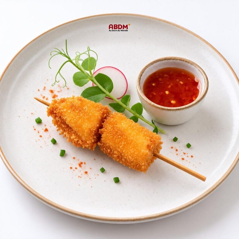Brochette poulet au coco