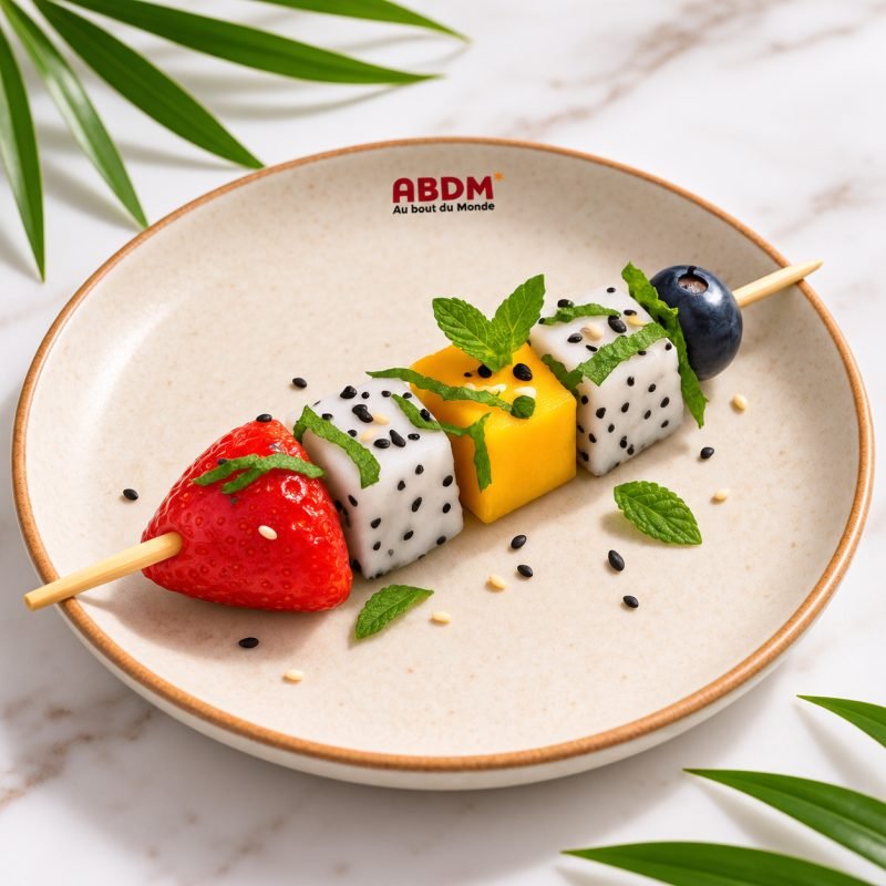 Brochette de fruit frais