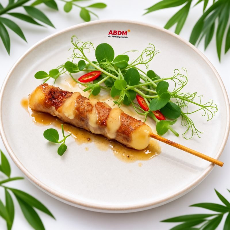 Brochette boeuf fromage
