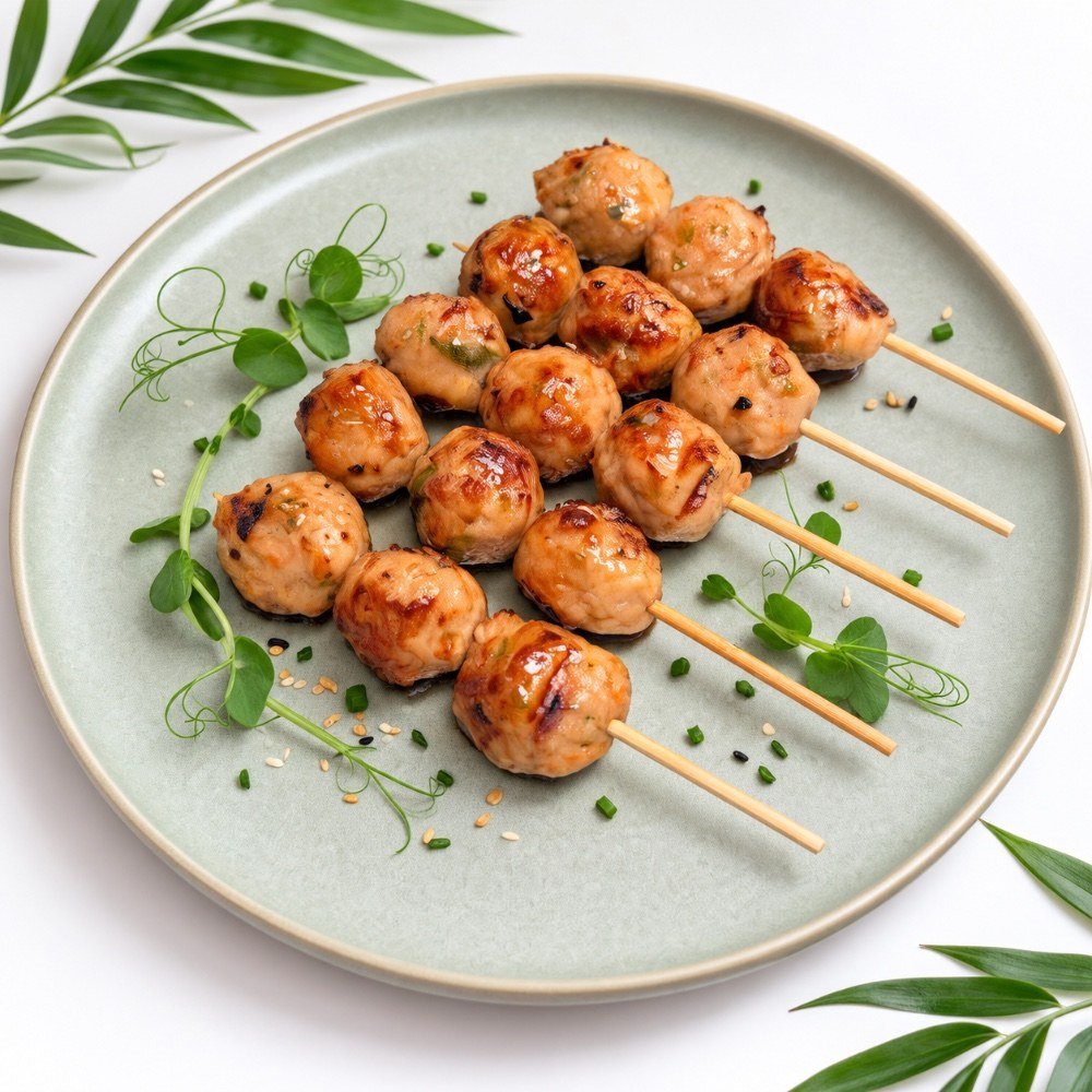 Brochettes Boulettes de Poulet