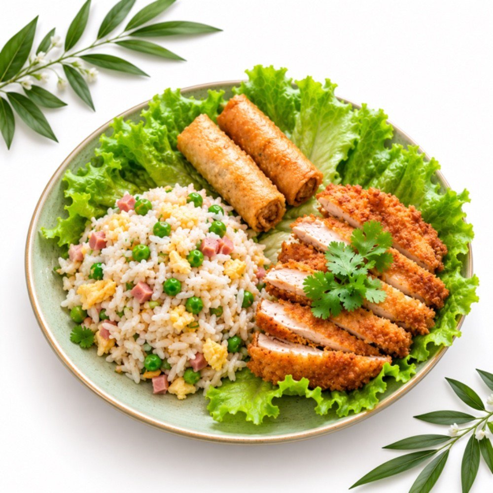 Menu poulet croustillant (C39)