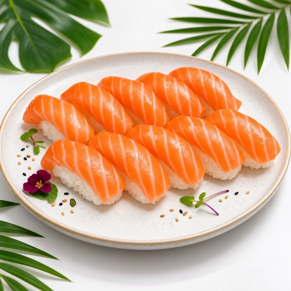 Sushi saumon x10
